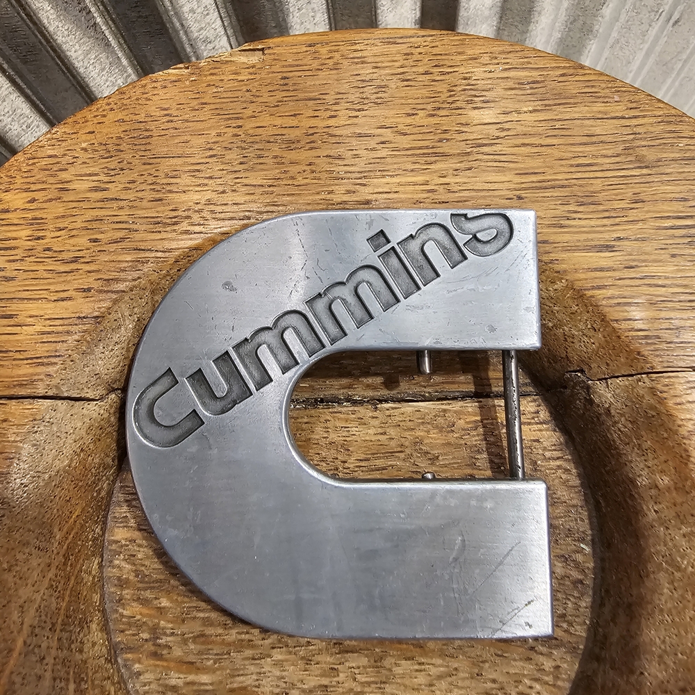 Cummins Silver Belt Buckle